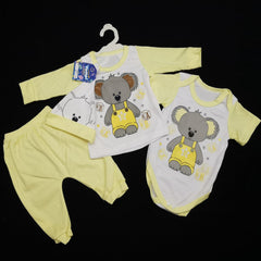 conjunto 1er dia amarillo koala