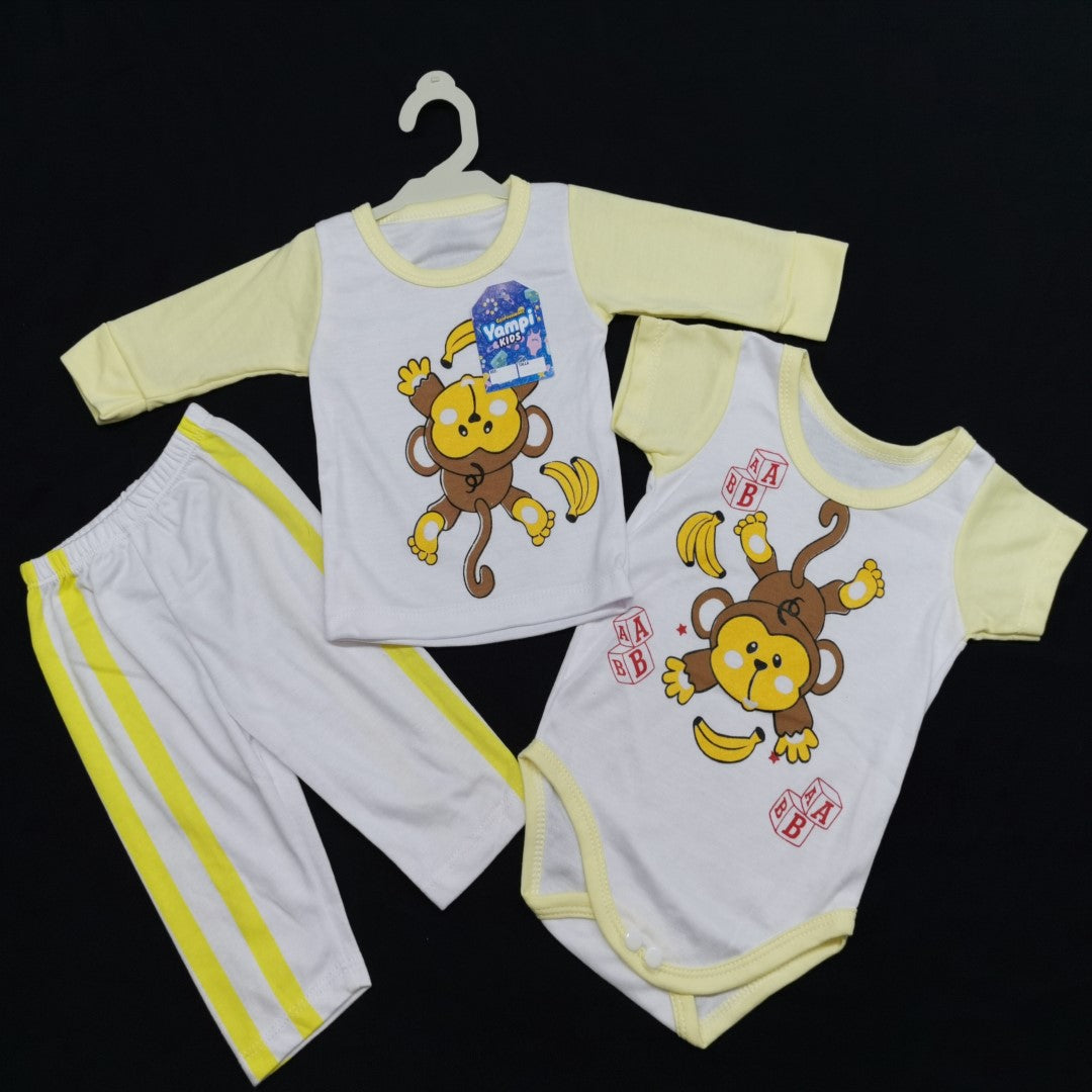 conjunto 1er dia amarillo miquito