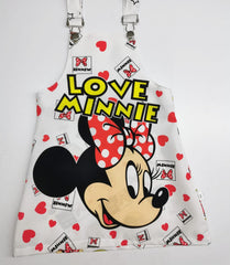 overol minnie blanca