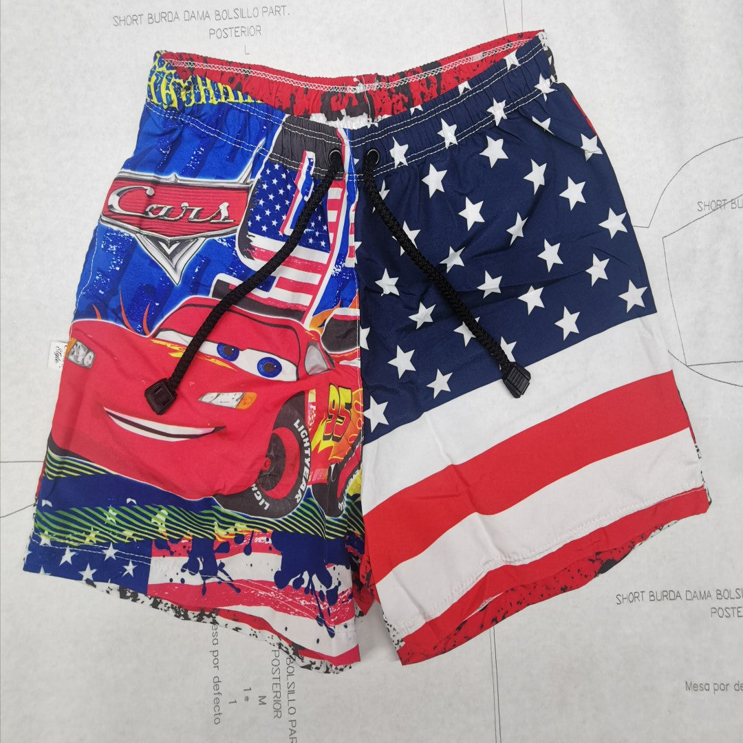 pantaloneta impermeable niño cars