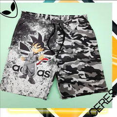 pantaloneta impermeable niño goku camuflada