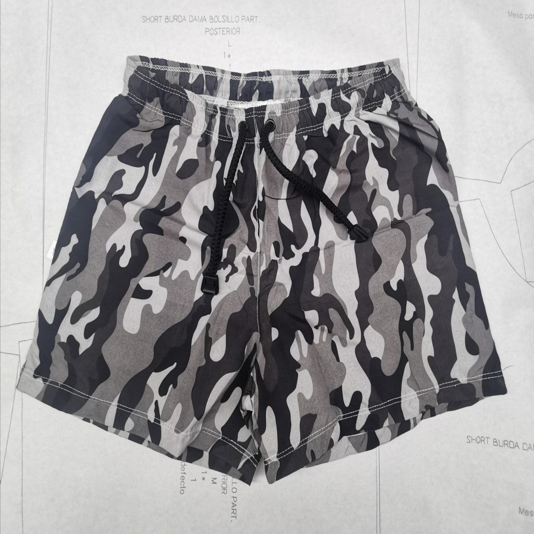 pantaloneta niño impermeable camuflada